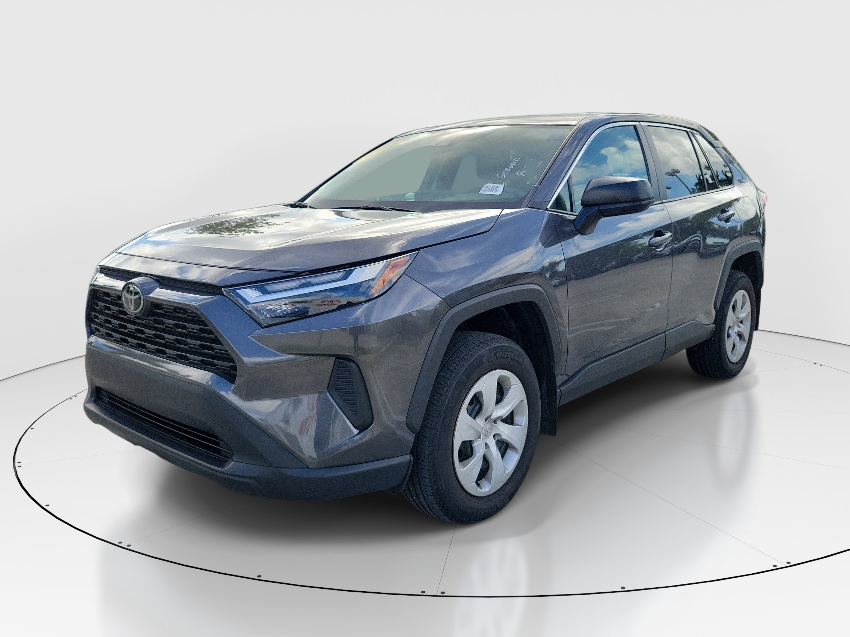 Used 2025 Magnetic Gray Metallic Toyota LE image 3