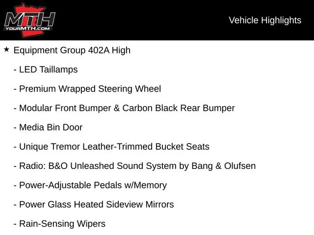 Certified Used 2025 White Ford Tremor image 10