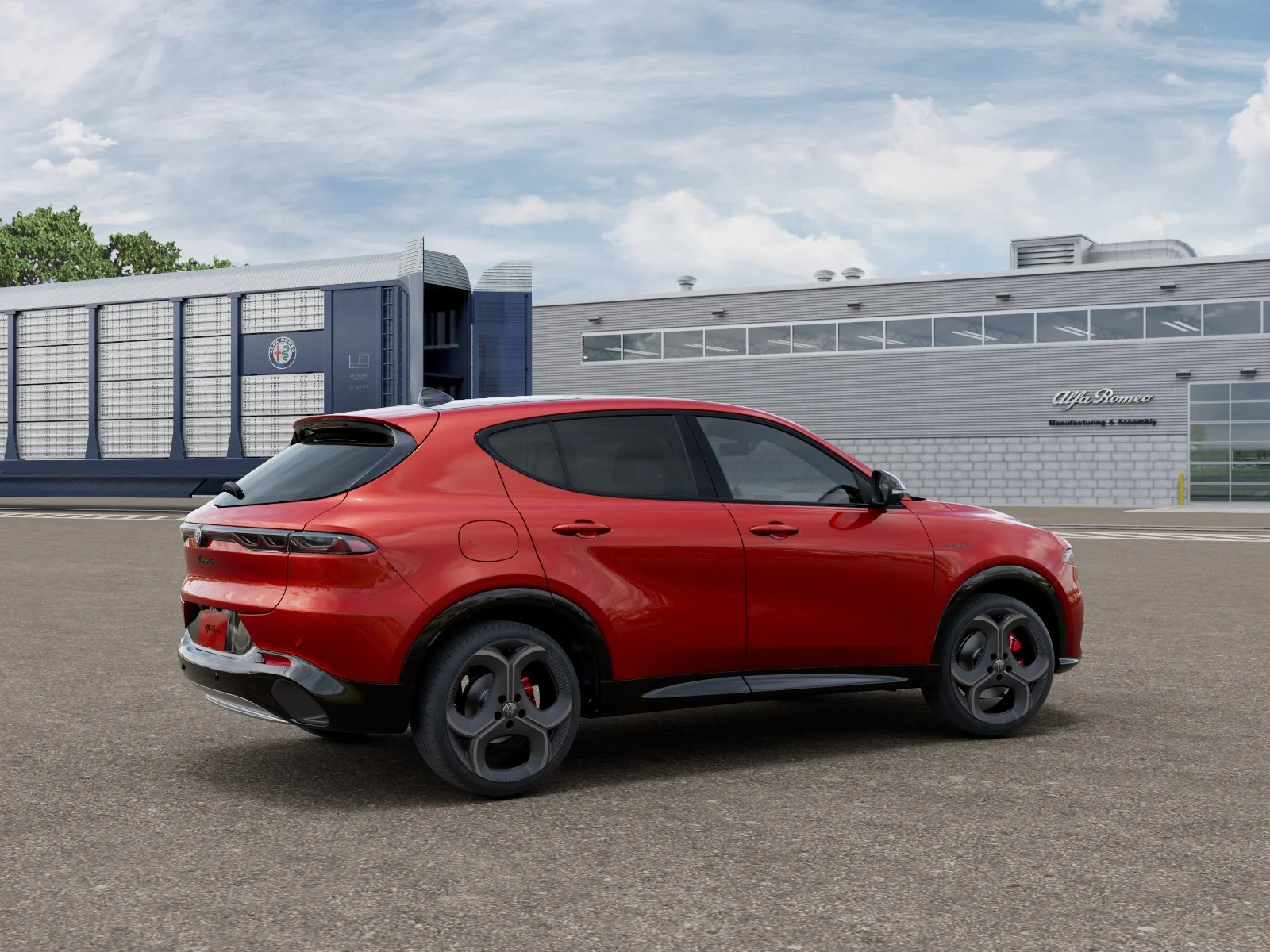 New 2026 Rosso Brera (Red) Exterior Paint Alfa Romeo Veloce image 2