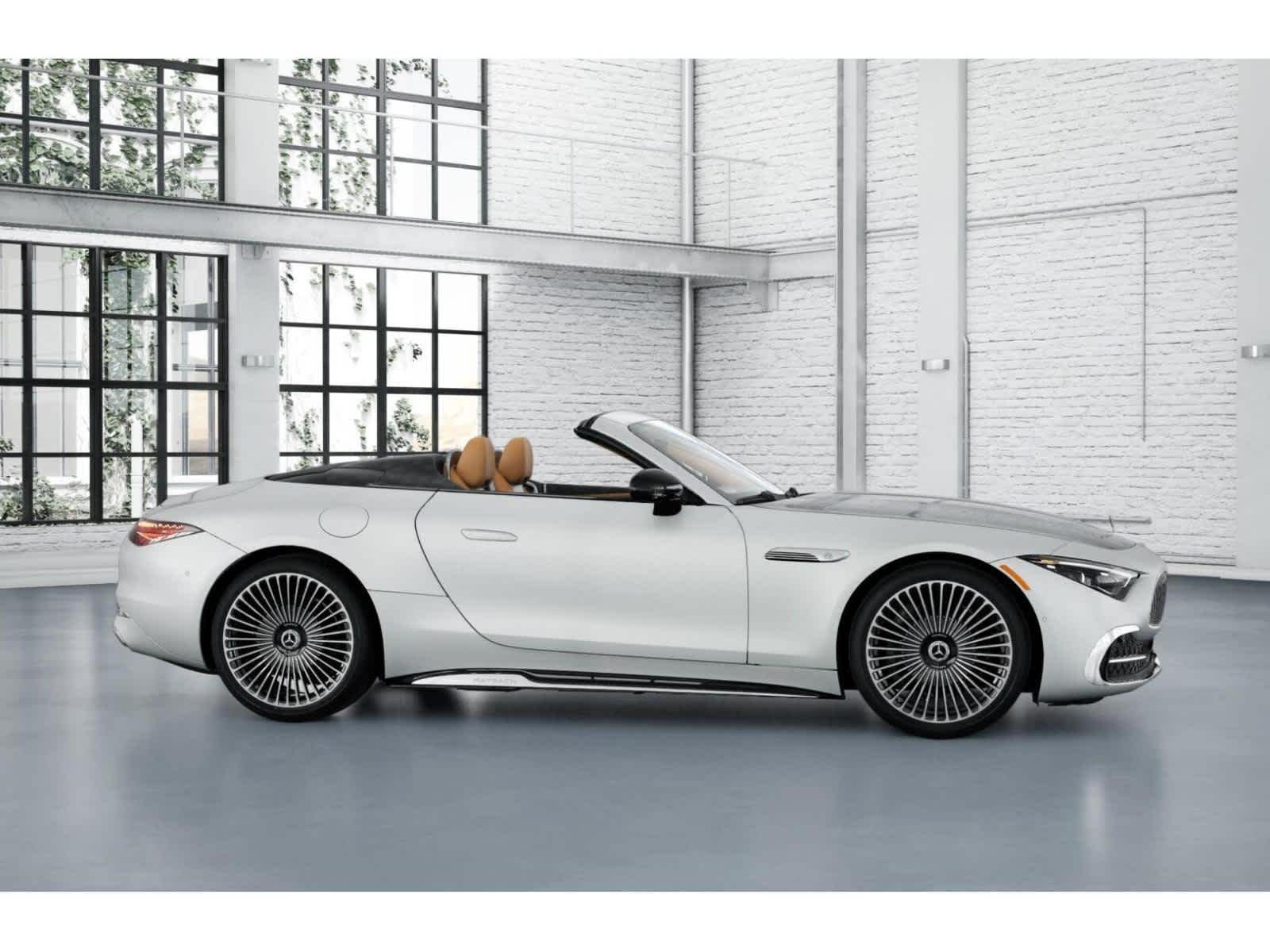 New 2027 MANUFAKTUR Moonlight White Magno Mercedes-Benz Maybach SL 680 Monogram Series image 15