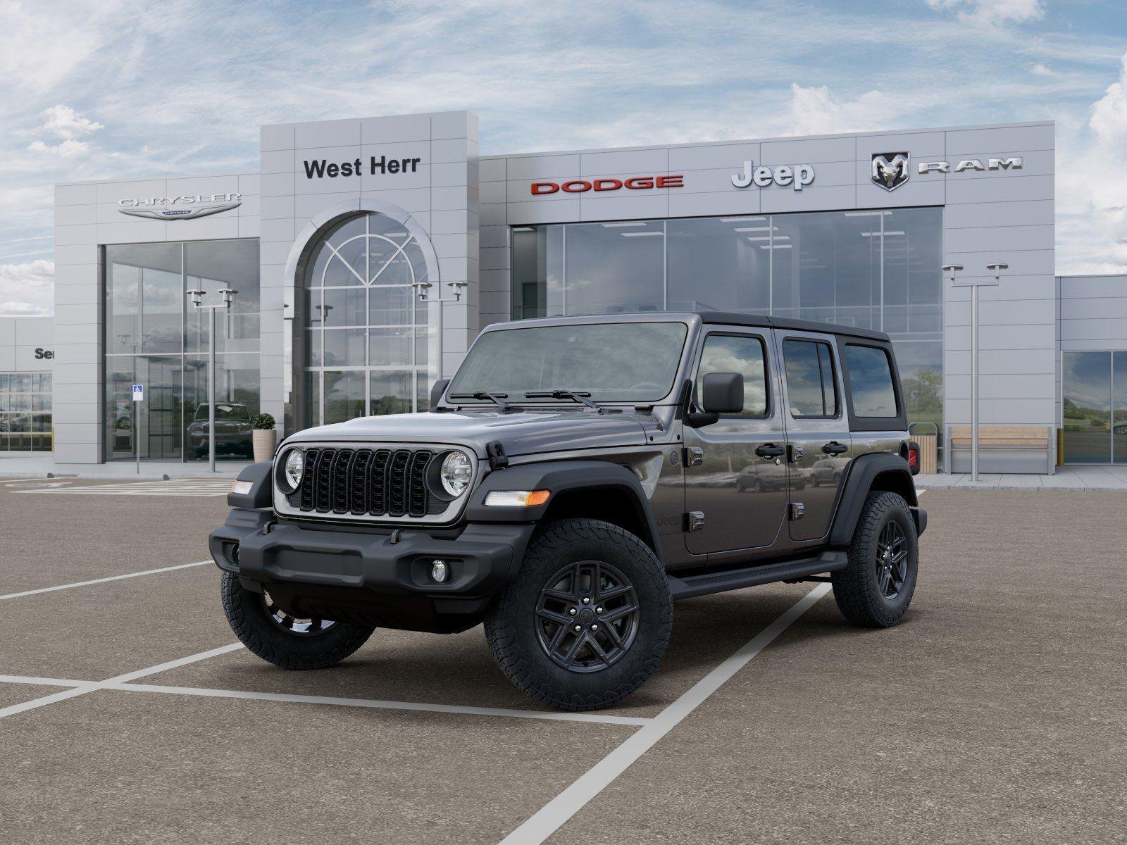 New 2026 Granite Crystal Metallic Clear-Coat Exterior Paint Jeep Sport S image 1