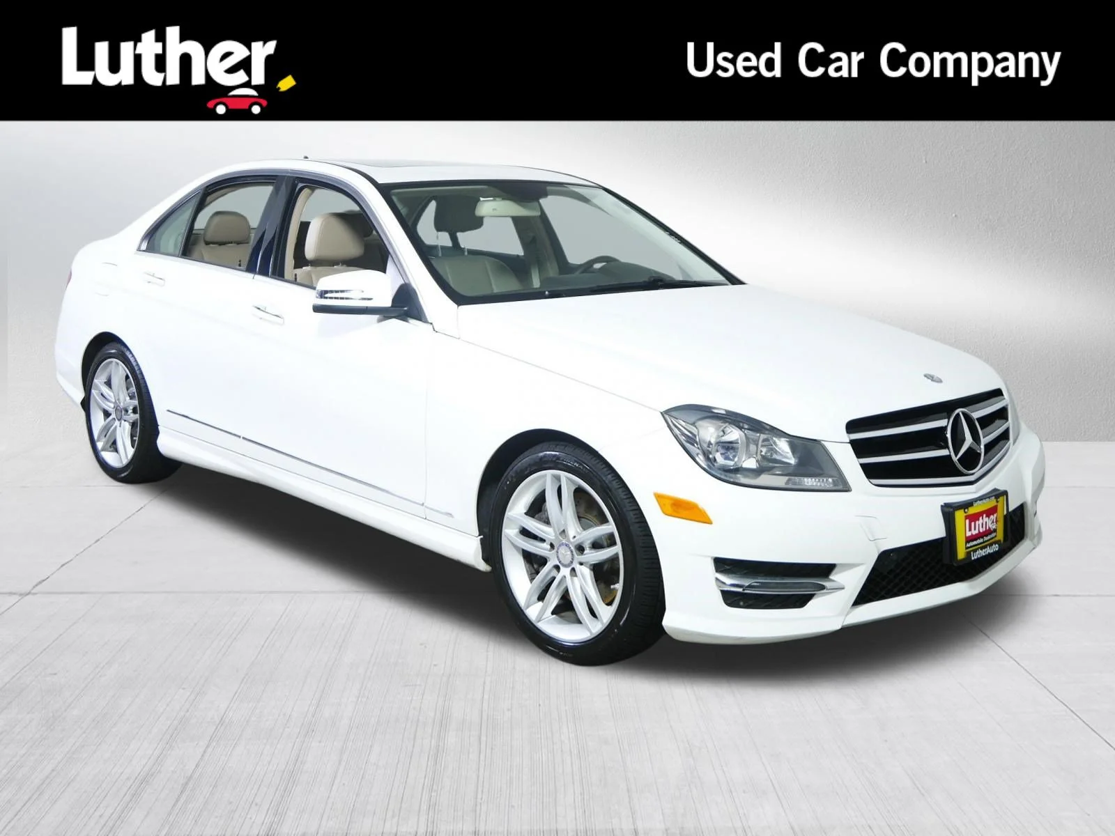 Used 2014 Diamond White Metallic Mercedes-Benz C 300 Sport image 1