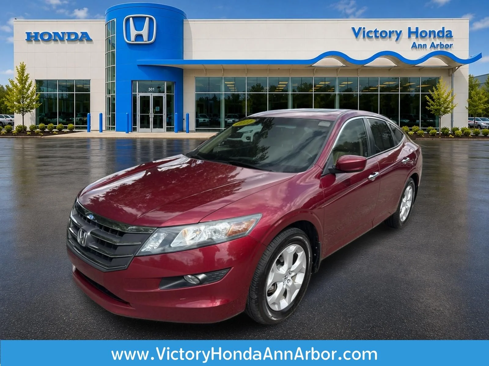 Used 2010 Tango Red Pearl Honda EX-L image 1