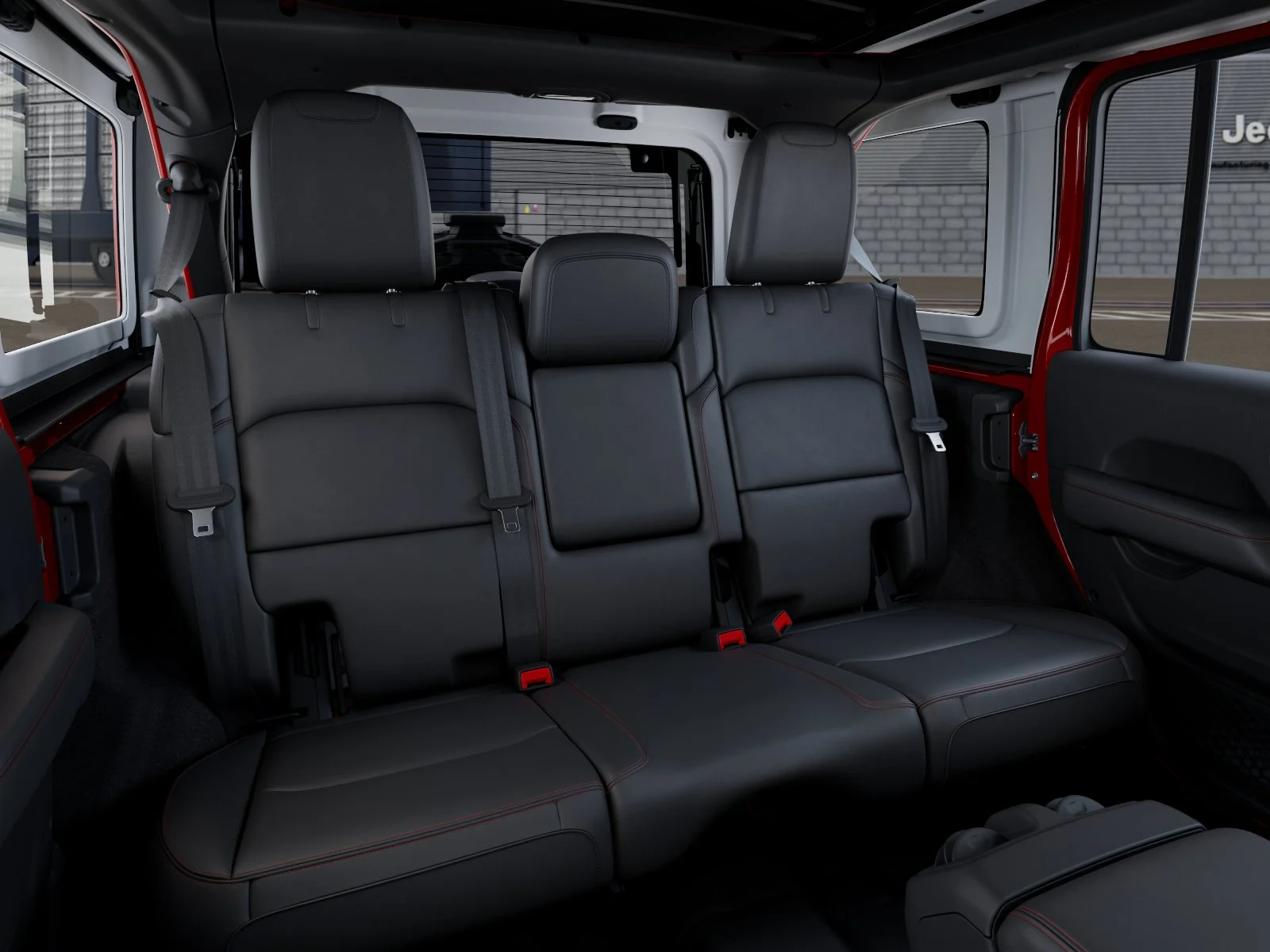 New 2027 Firecracker Red Clear-Coat Paint Jeep Rubicon X image 41