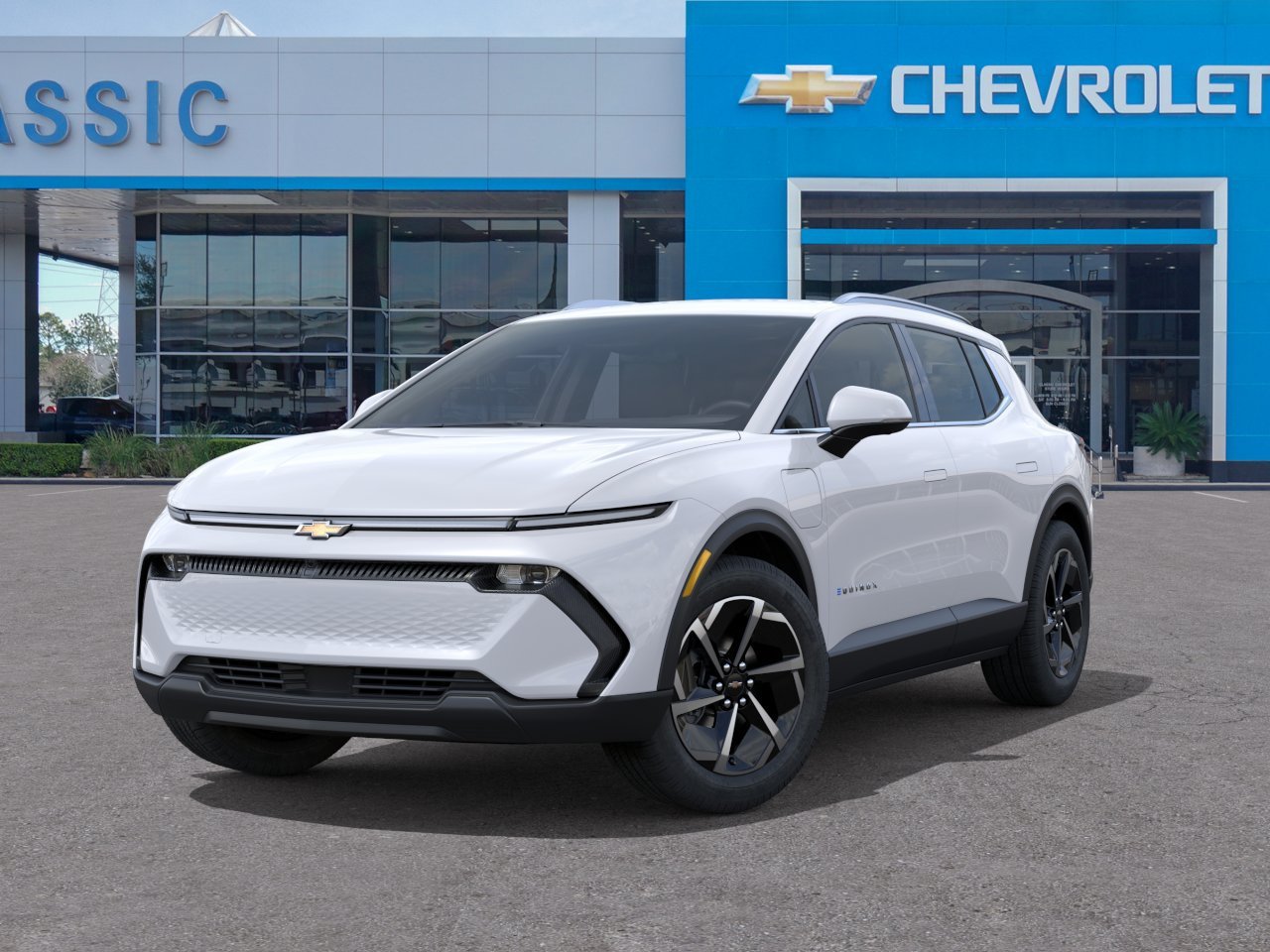 2026 Chevrolet Equinox EV LT White at Classic Elite Chevrolet Sugar Land