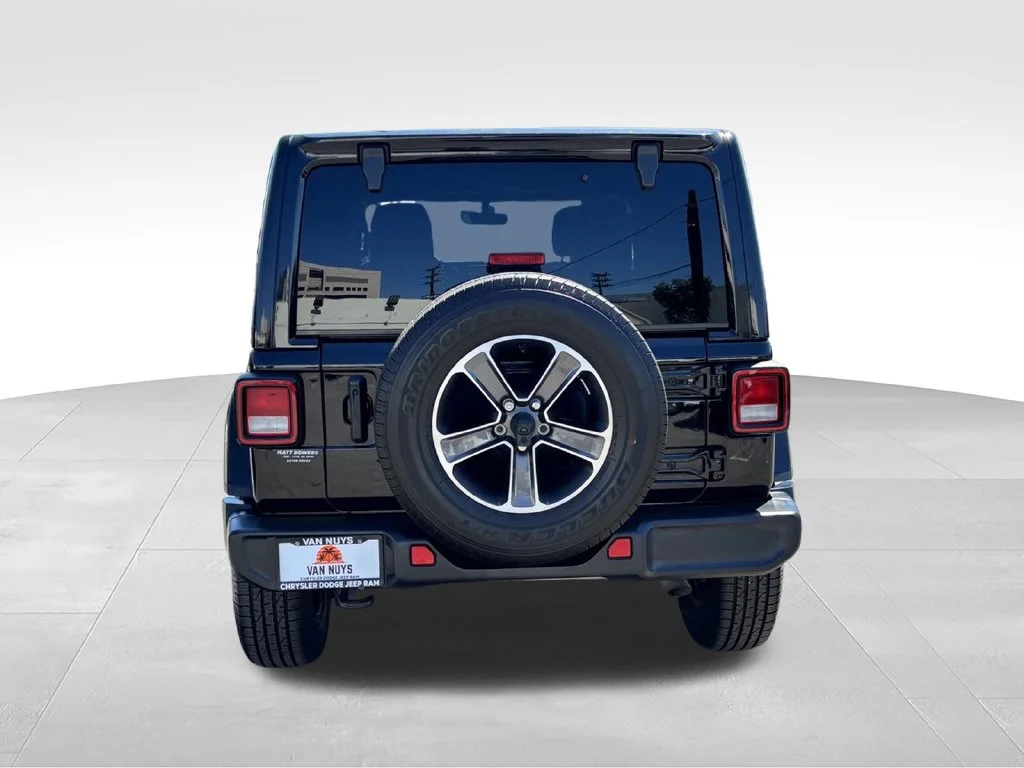 Certified Used 2023 Black Jeep Sahara image 4