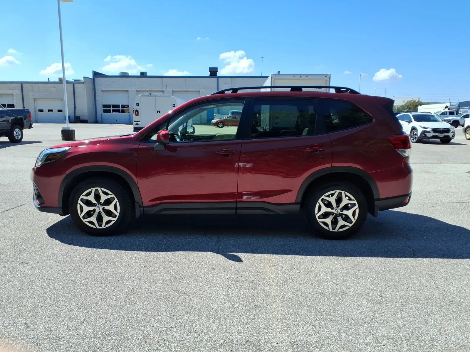 Used 2022 Crimson Red Pearl Subaru Premium image 4