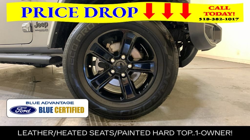 Certified Used 2021 Billet Silver Metallic Jeep Unlimited Sahara Altitude image 9
