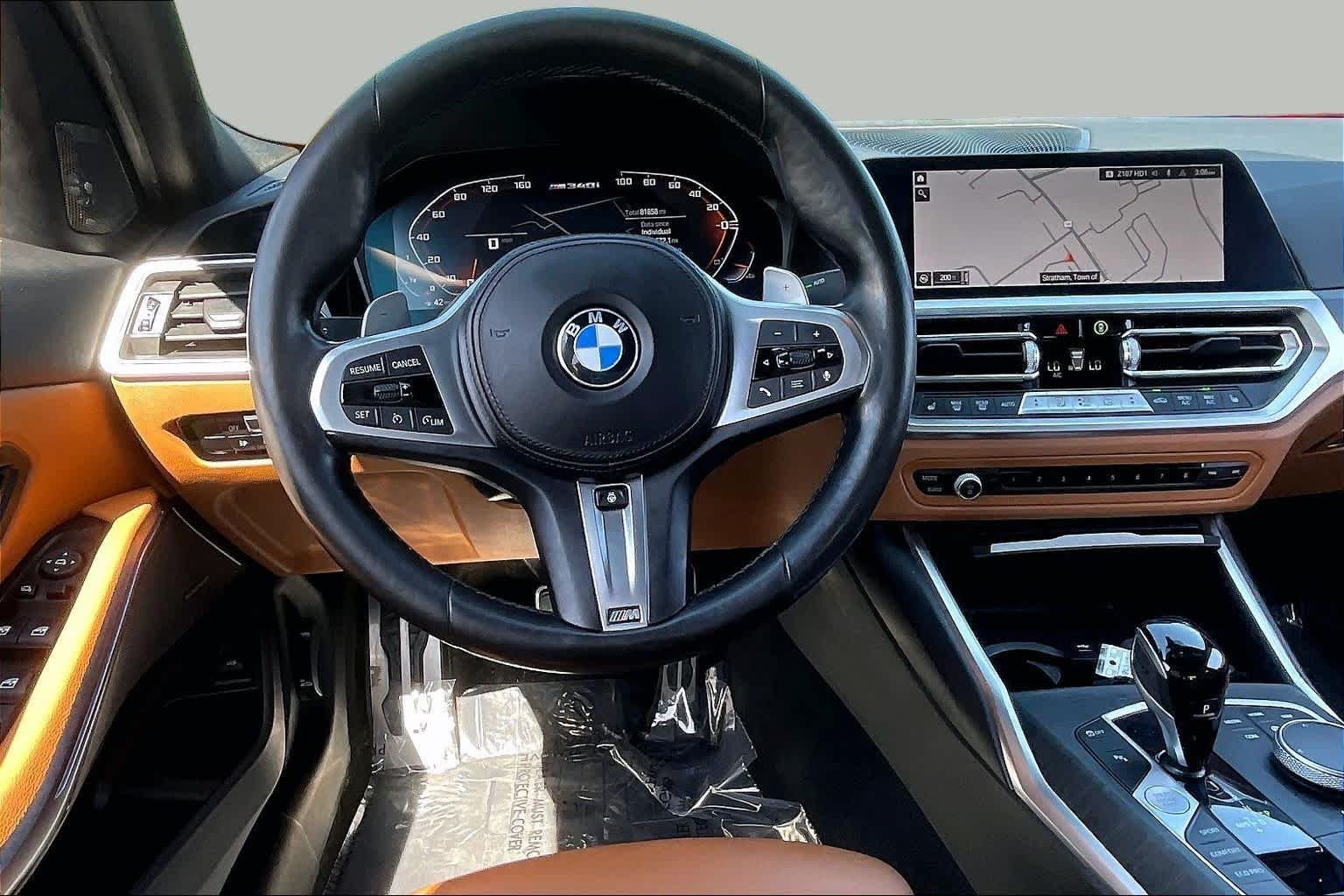 Used 2022 Portimao Blue Metallic BMW M340i xDrive image 5