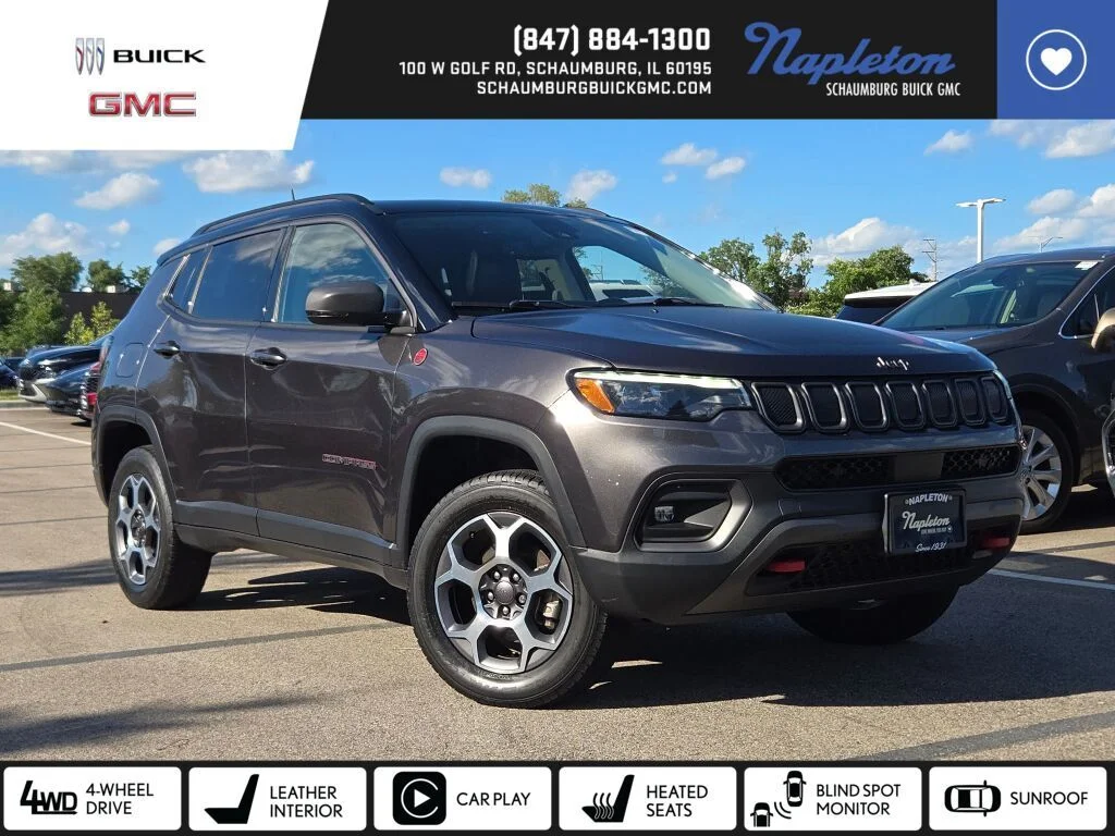 Used 2022 Gray Jeep Trailhawk image 1