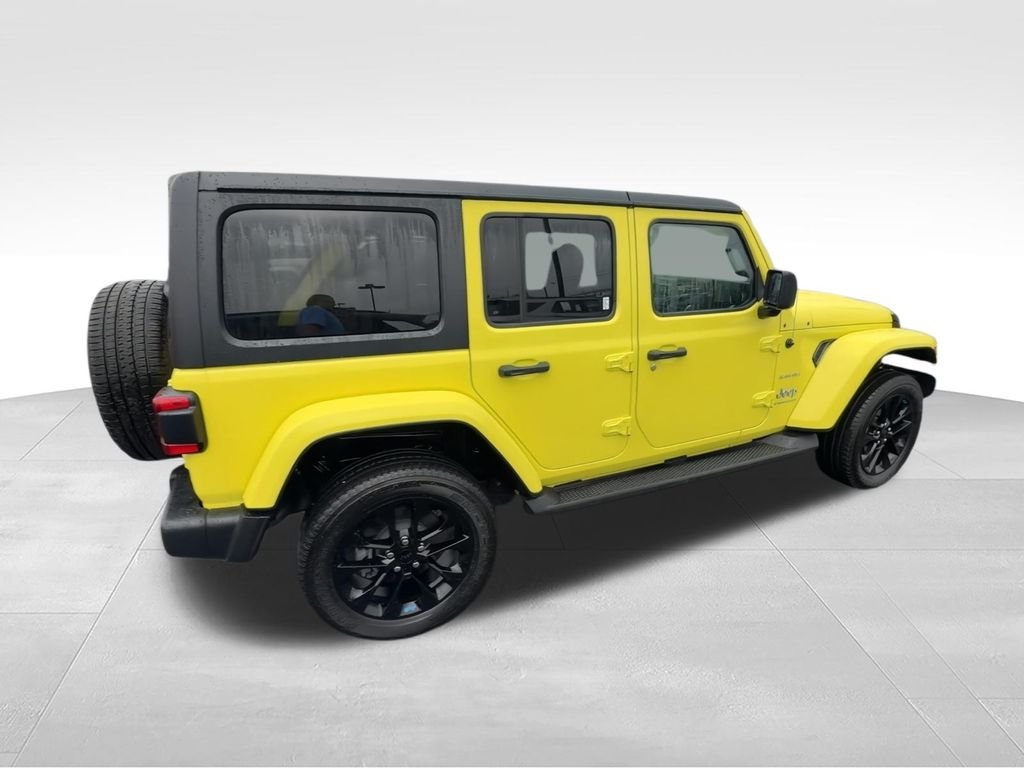 Used 2023 Yellow Jeep Sahara 4xe image 9