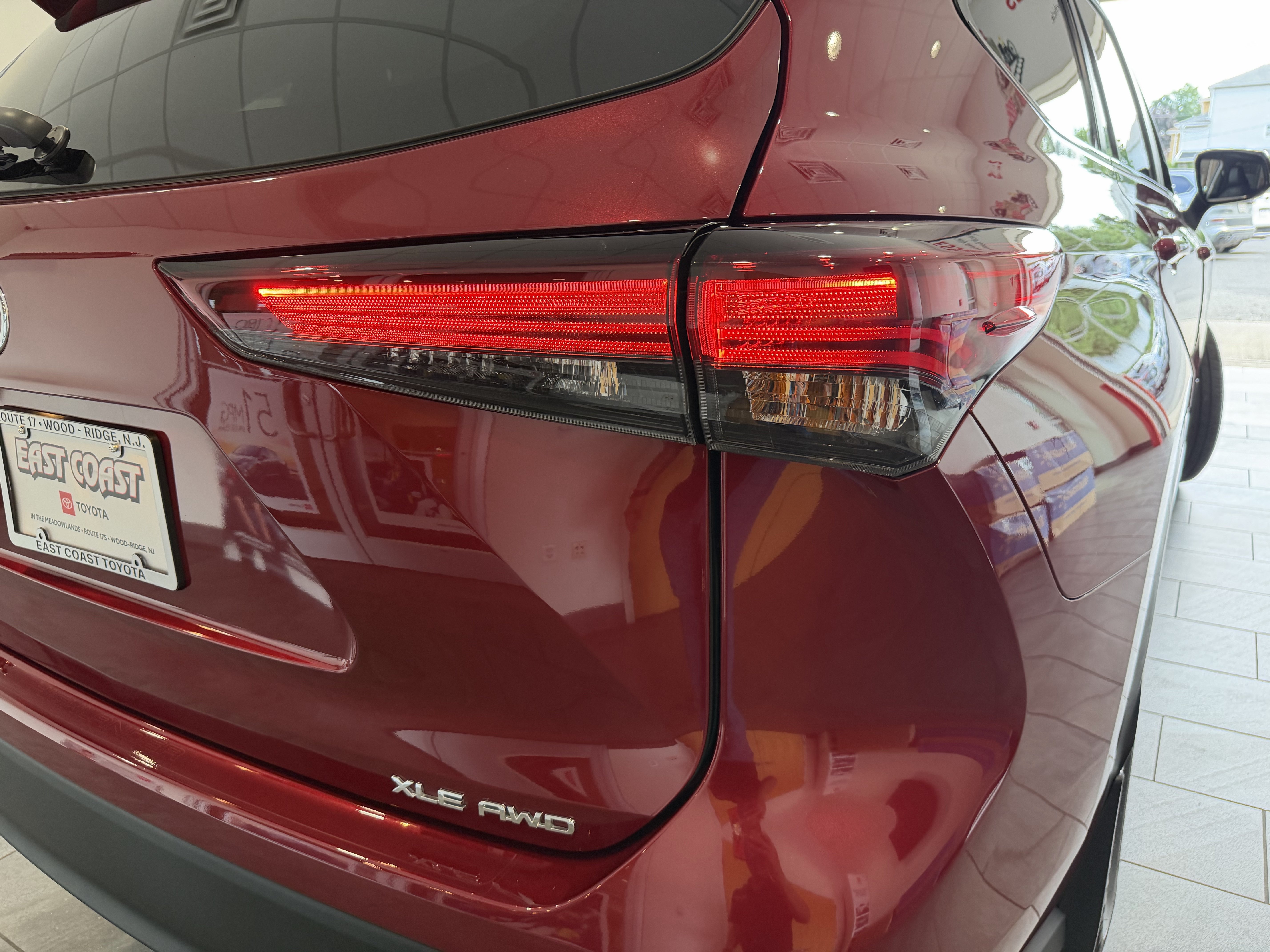 Certified Used 2025 RUBY FLARE RED Toyota XLE image 50