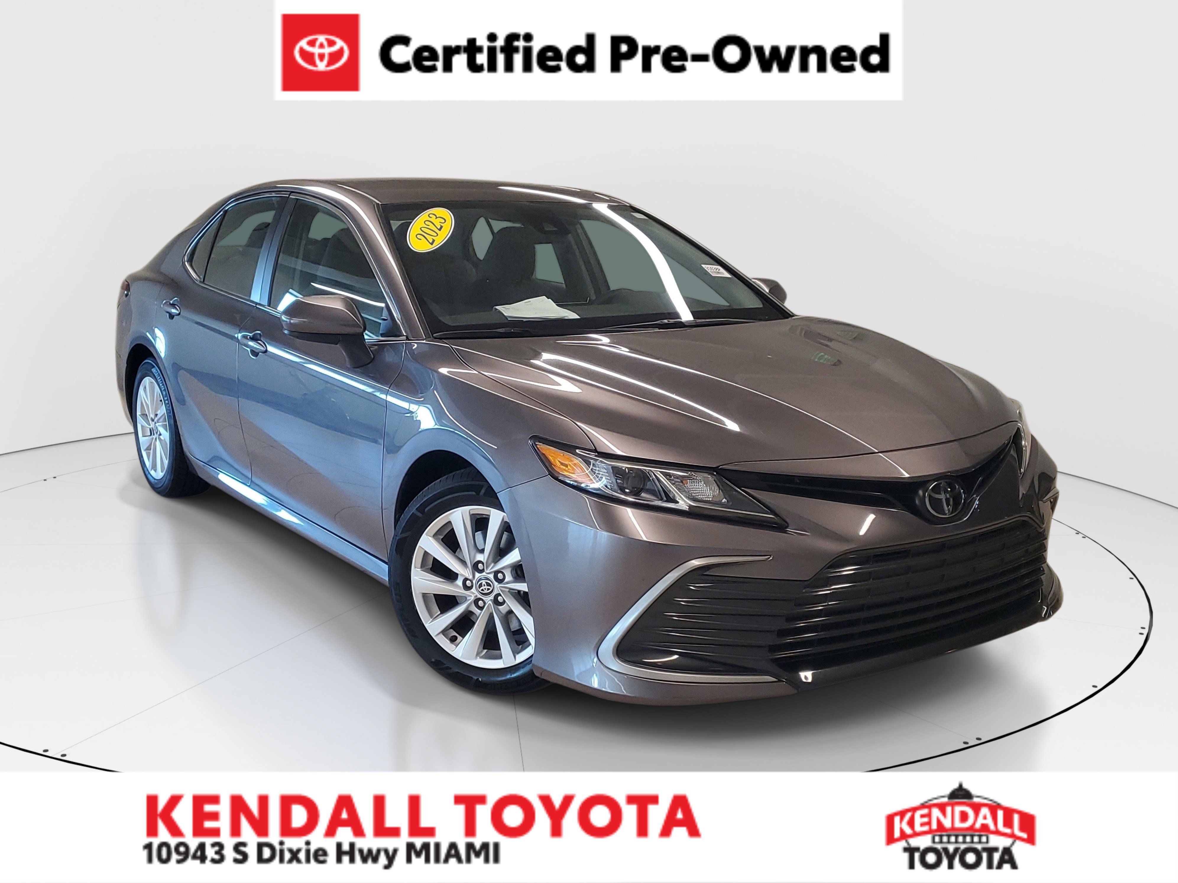 Certified Used 2023 Predawn Gray Mica Toyota LE image 1