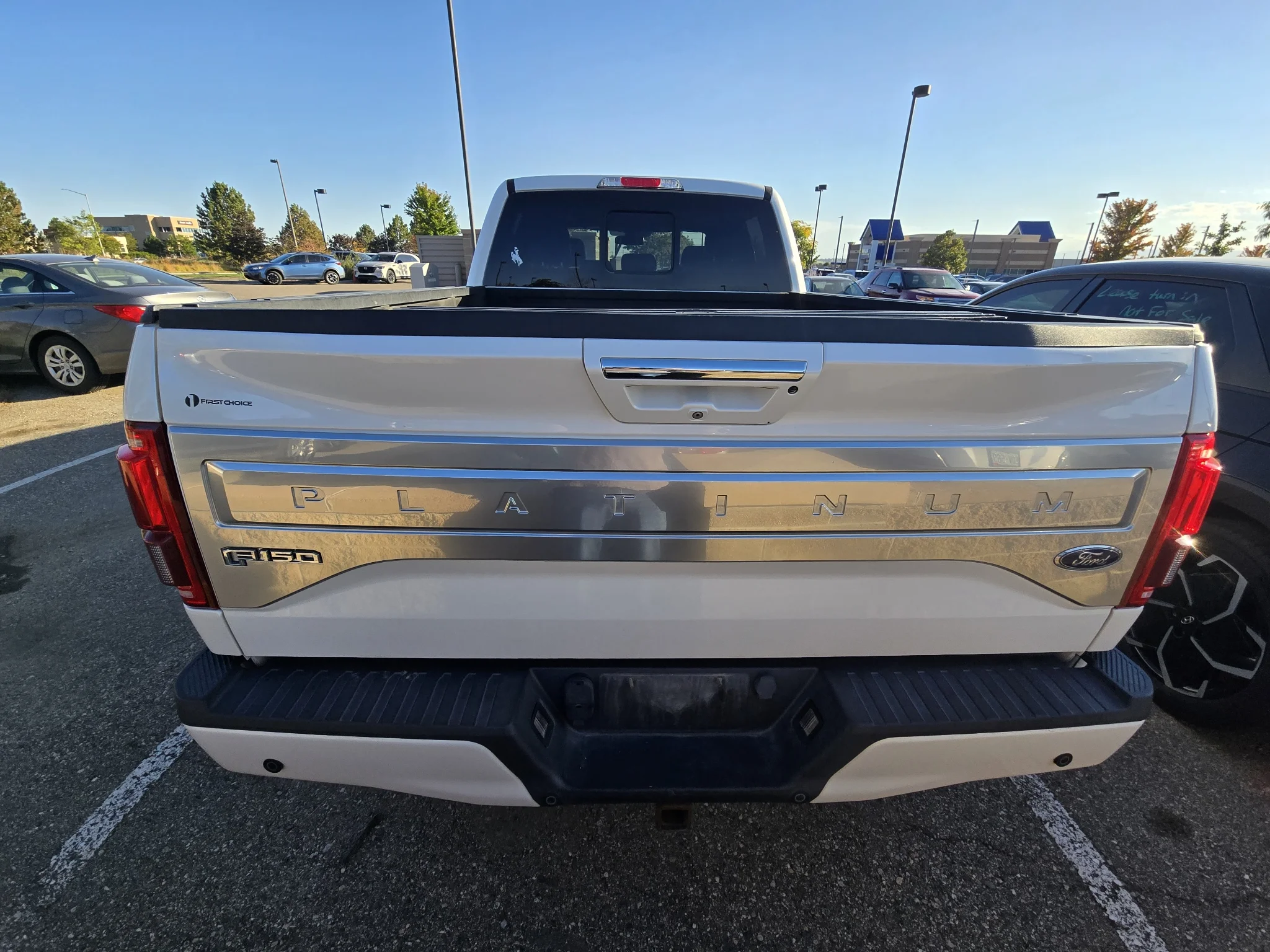 Used 2015 White Platinum Metallic Tri-Coat Ford Platinum image 5