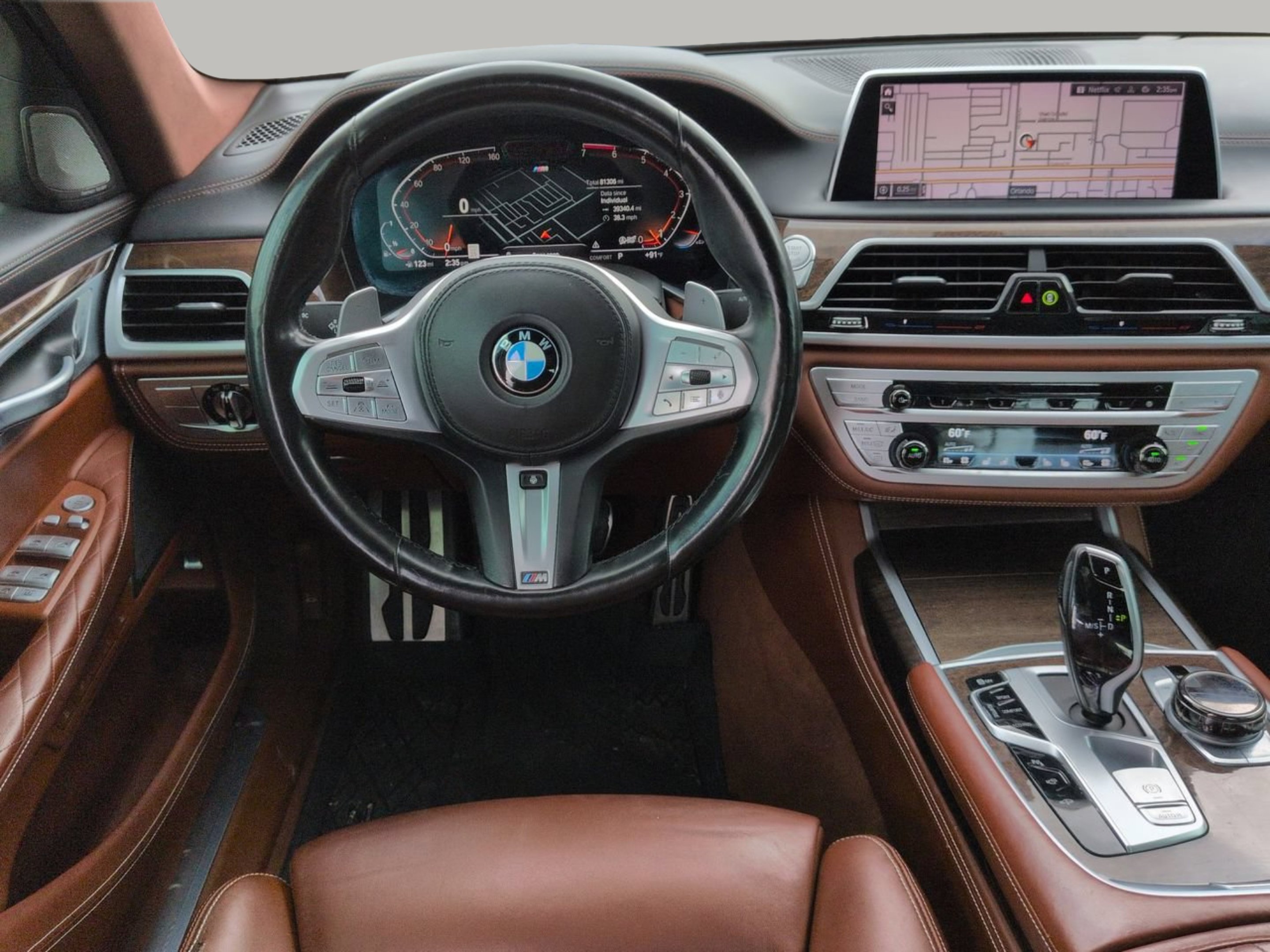 Used 2021 Black Sapphire Metallic BMW 750i xDrive image 14