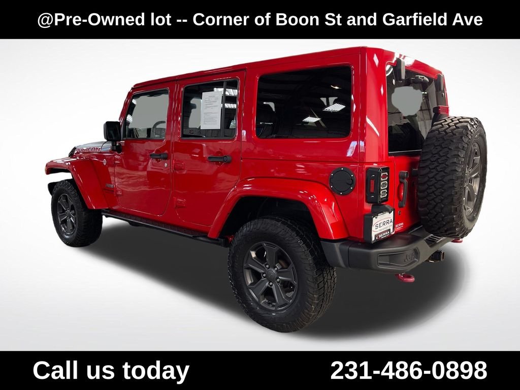 Used 2018 Red Jeep Unlimited Rubicon image 3