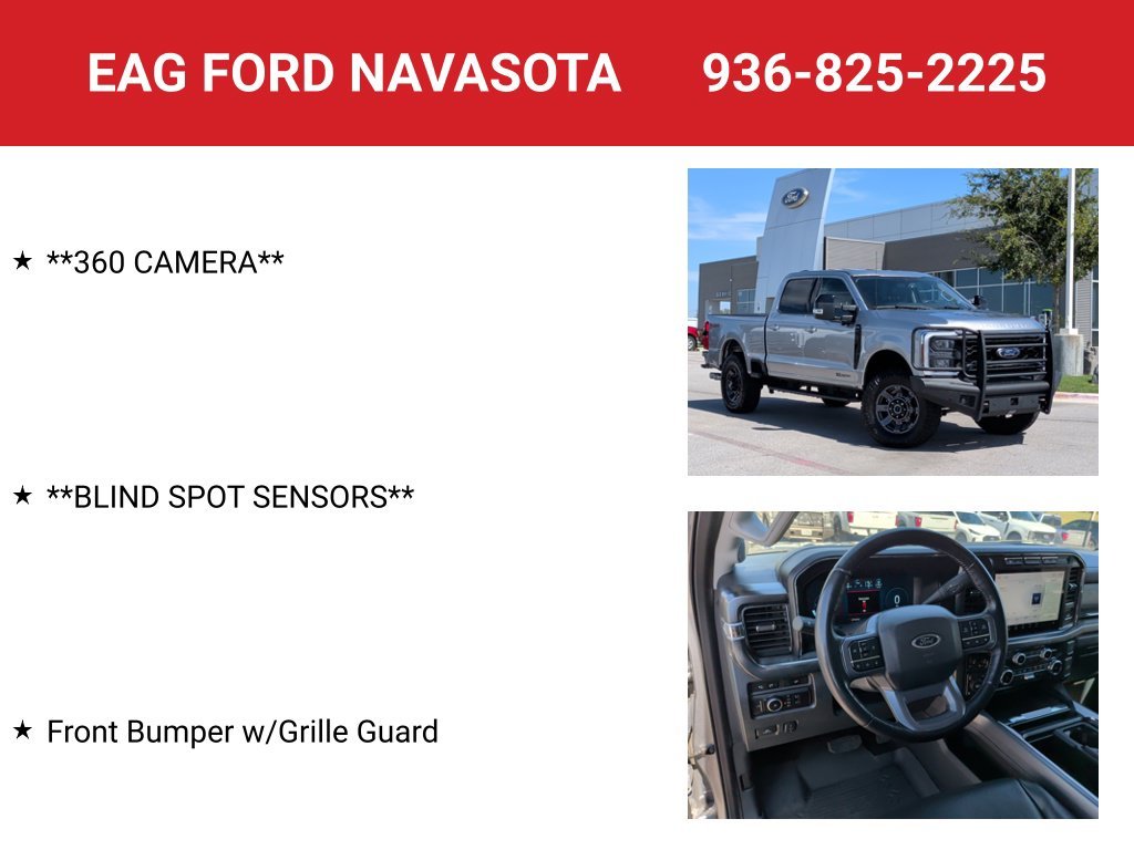 Used 2024 Iconic Silver Metallic Ford Lariat image 8