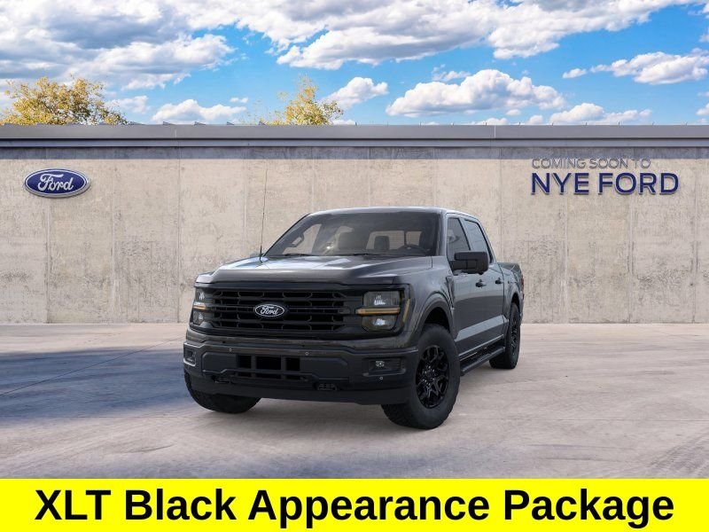 New 2026 Agate Black Metallic Ford XLT image 3