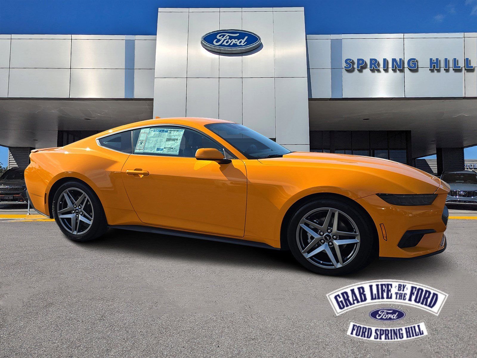 New 2026 Orange Fury Metallic Tri-coat Ford EcoBoost Premium image 1