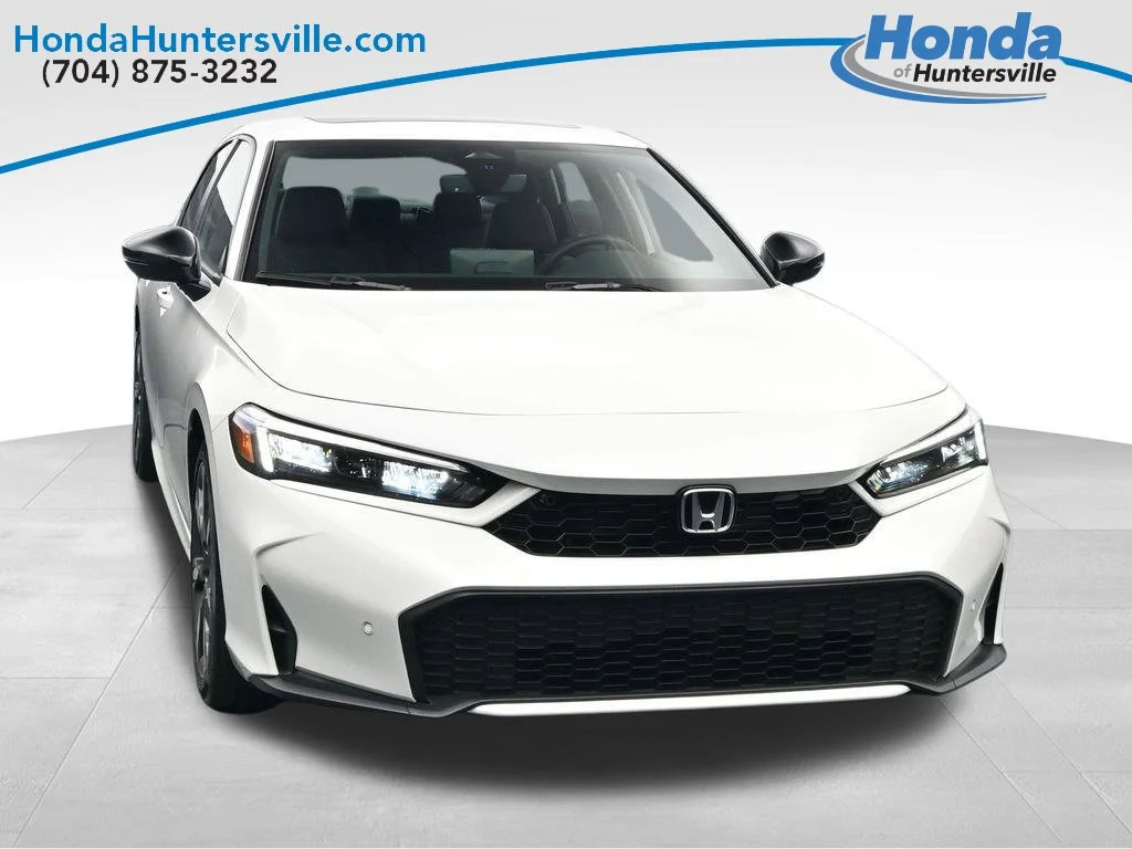 Certified Used 2026 Platinum White Pearl Honda 2WD Sport Touring Hybrid image 2