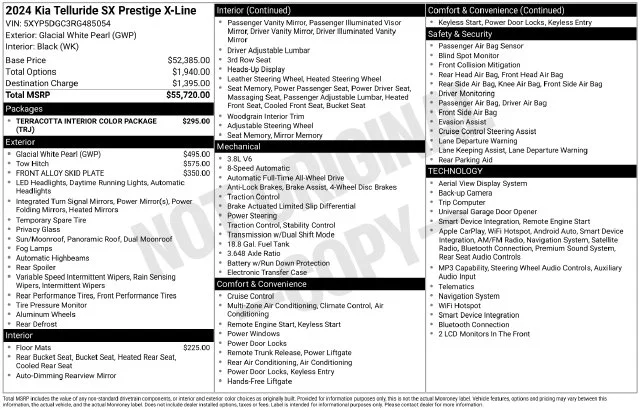 Used 2024 White Kia SX-Prestige X-Line image 41