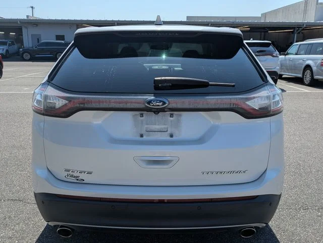 Used 2018 White Platinum Tri-Coat Metallic Ford Titanium image 4