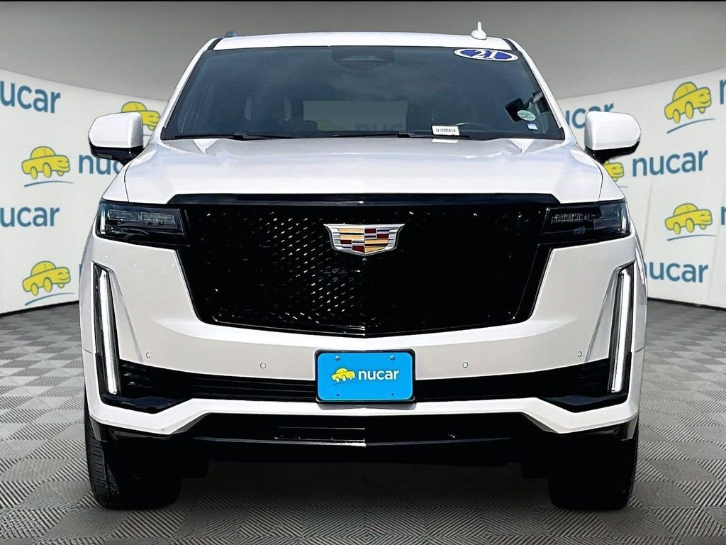 Used 2021 White Cadillac Sport Platinum image 2