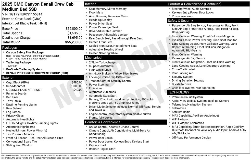 2025 GMC Canyon Denali - Photo 54