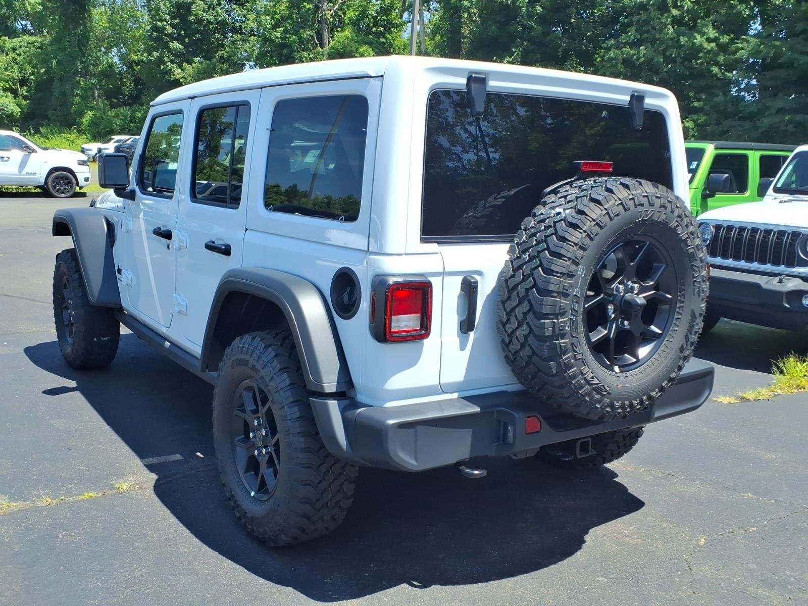 New 2026 Bright White Clear-Coat Exterior Paint Jeep Willys image 6