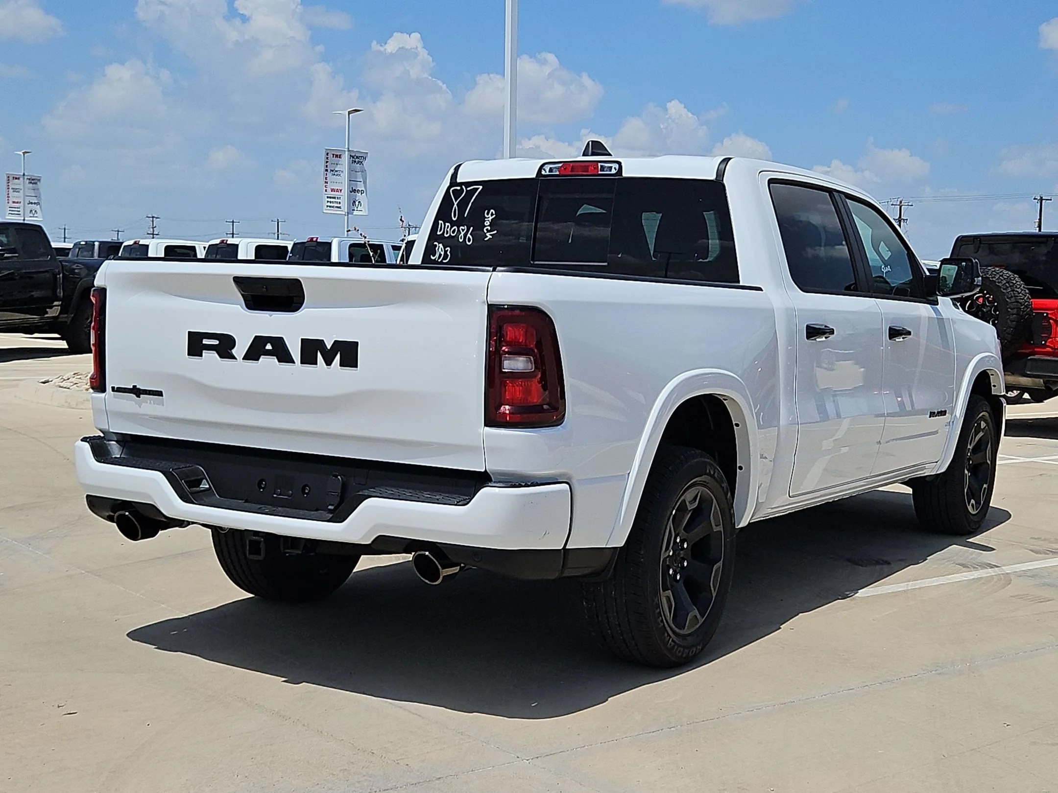 New 2027 Bright White Clearcoat RAM Big Horn/Lone Star image 3