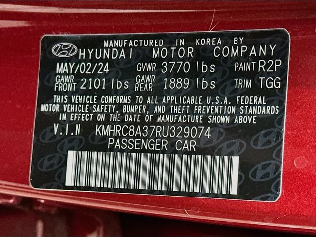 Certified Used 2024 Red Hyundai SEL image 26