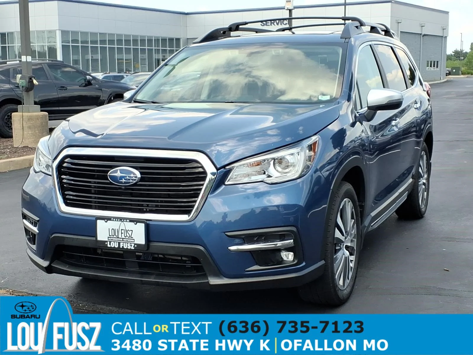 Used 2021 Abyss Blue Pearl Subaru Touring image 2