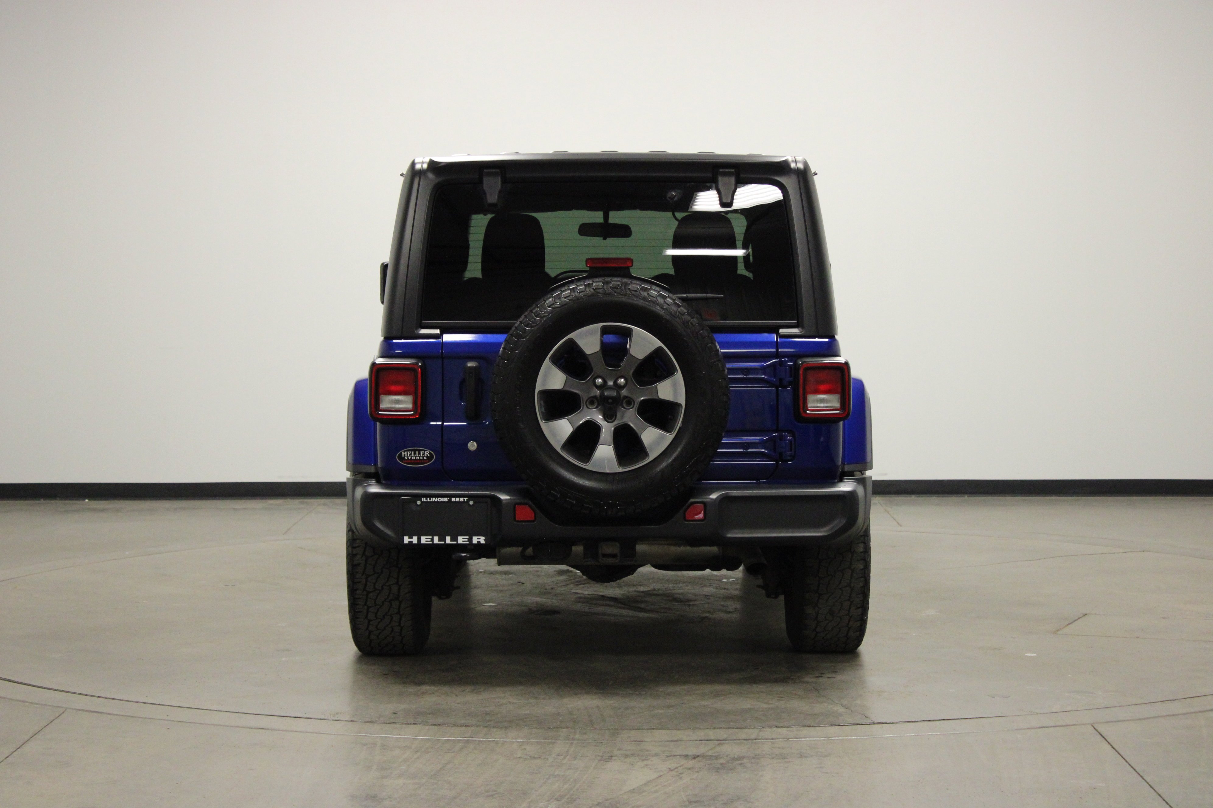 Used 2019 Ocean Blue Metallic Clearcoat Jeep Sahara image 7