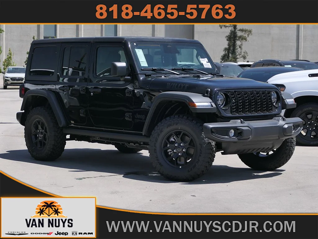 New 2026 Black Clear Coat Jeep Willys image 1
