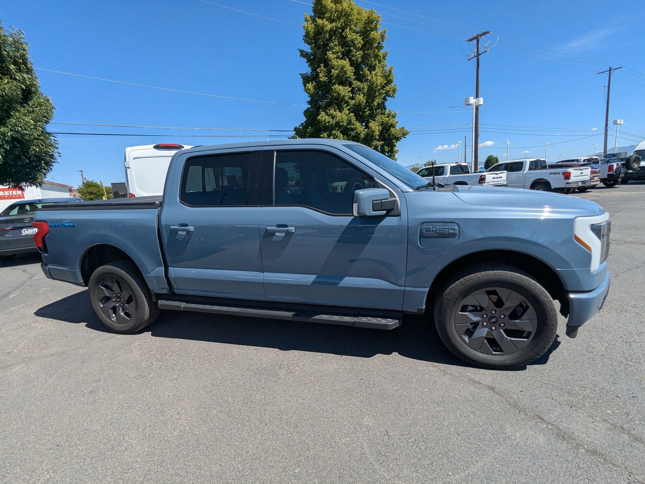 Certified 2023 Ford F-150 Lightning Lariat with VIN 1FTVW1EL7PWG16153 for sale in West Valley City, UT