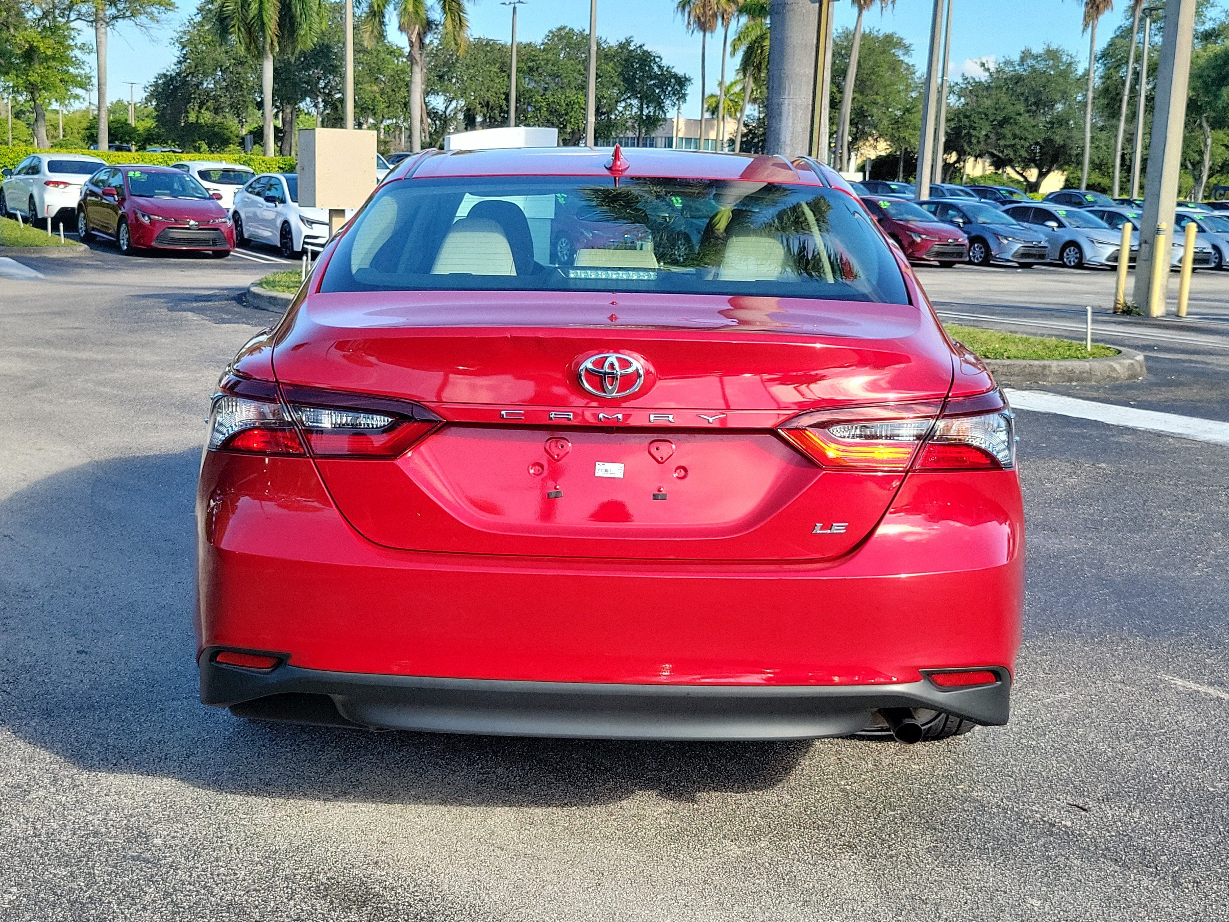 Used 2024 Red Toyota LE image 5
