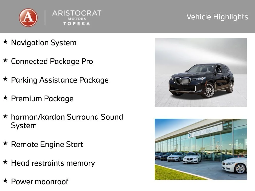 Used 2024 BMW X5 40i with VIN 5UX23EU03R9S63338 for sale in Kansas City