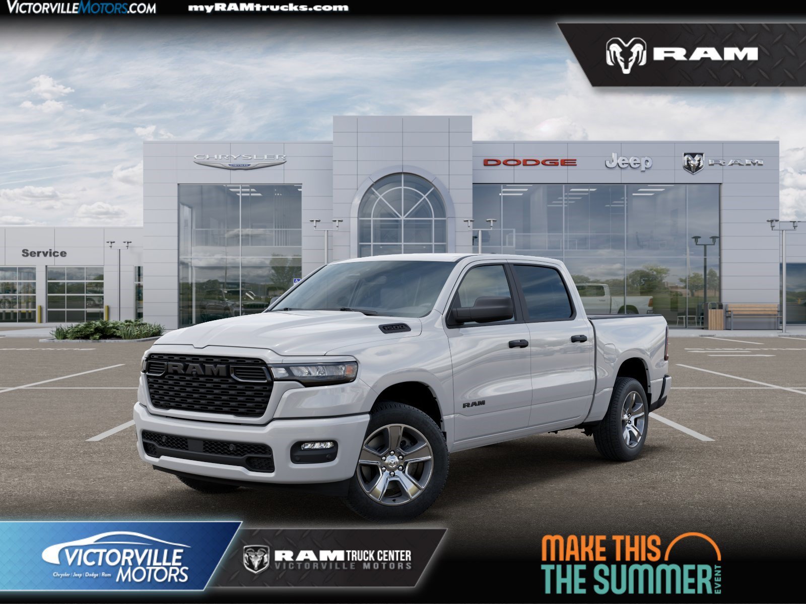 New 2026 Bright White Clear-Coat Exterior Paint RAM Express image 1