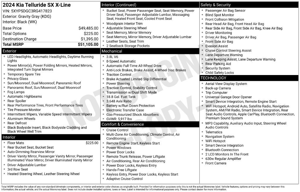 Used 2024 Gray Kia SX X-Line image 7