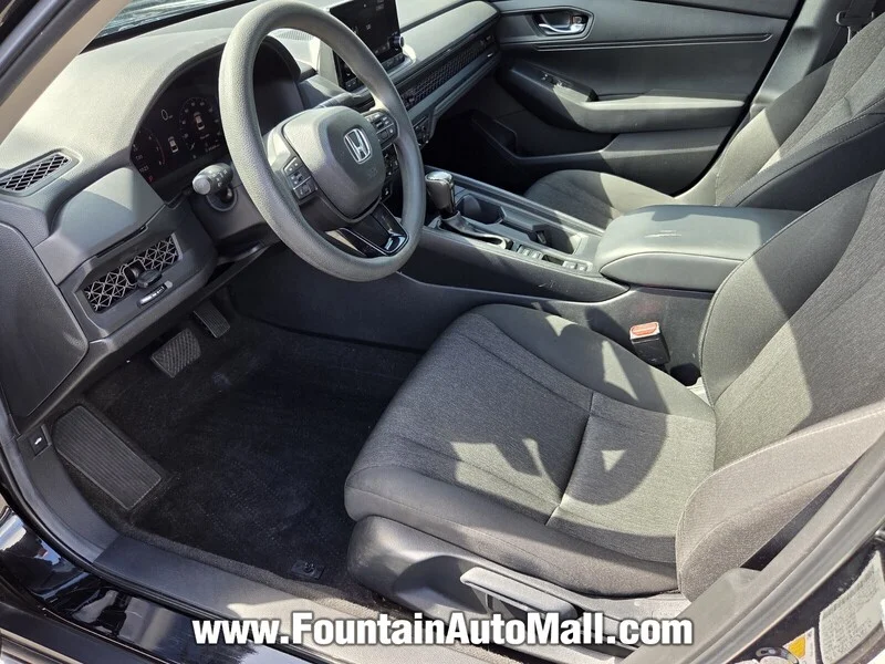 Used 2024 Crystal Black Pearl Honda LX CVT image 8