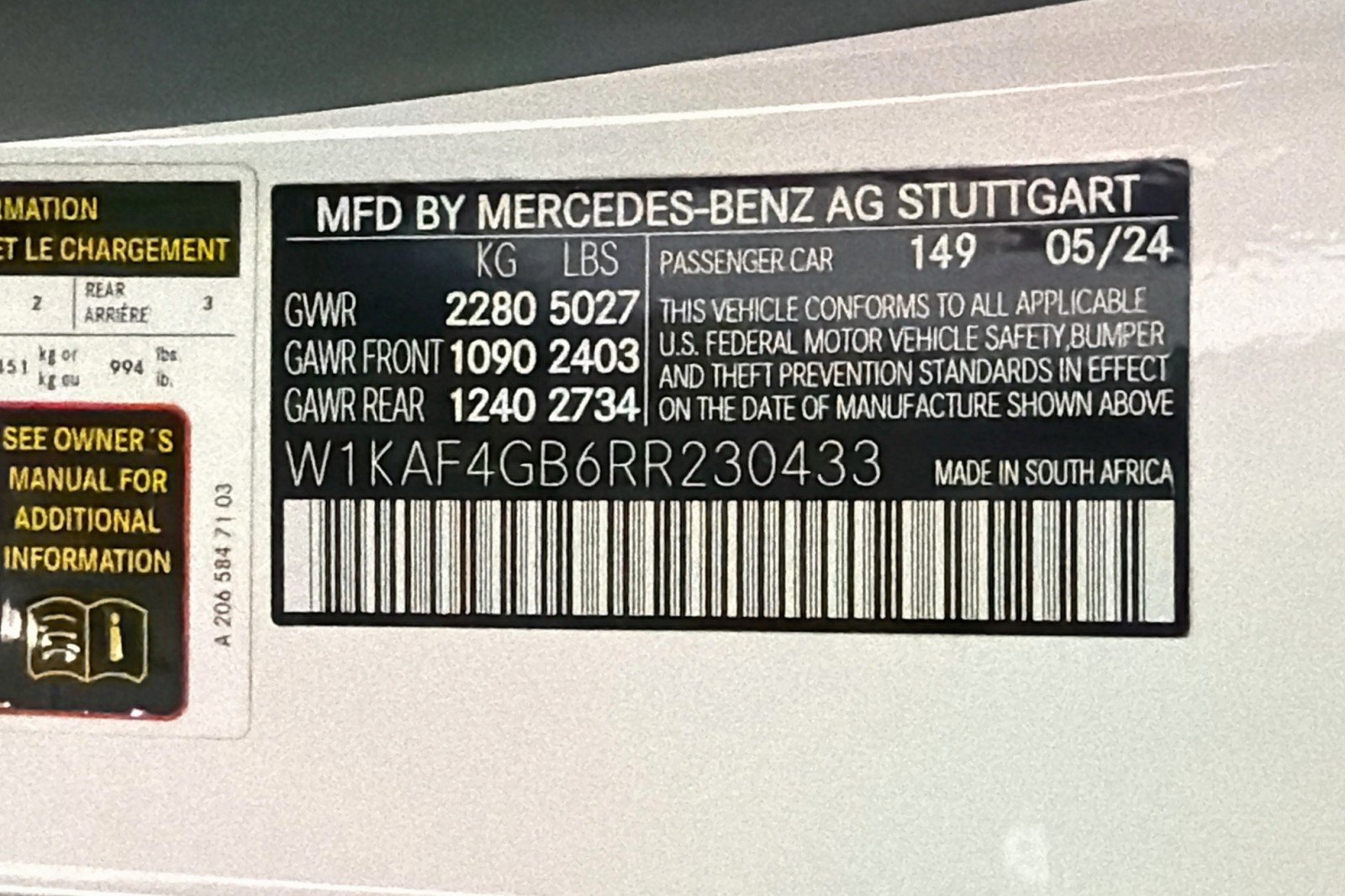 Certified Used 2024 Polar White Mercedes-Benz C 300 image 26