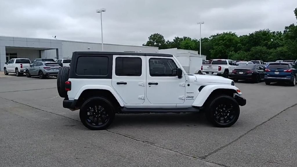 Used 2023 White Jeep Sahara 4xe image 9