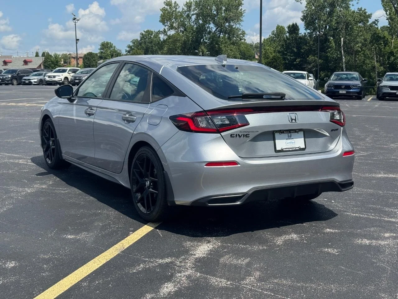 Certified Used 2026 Solar Silver Metallic Honda FWD Sport image 7