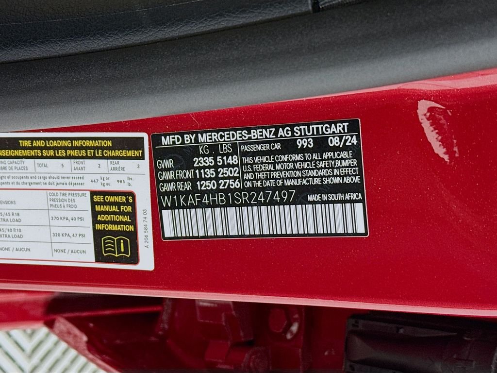 Used 2025 Red Mercedes-Benz C 300 image 32