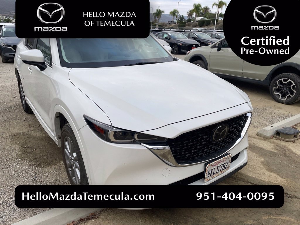 Certified Used 2024 White Metallic Mazda 2.5 S Preferred Package image 1