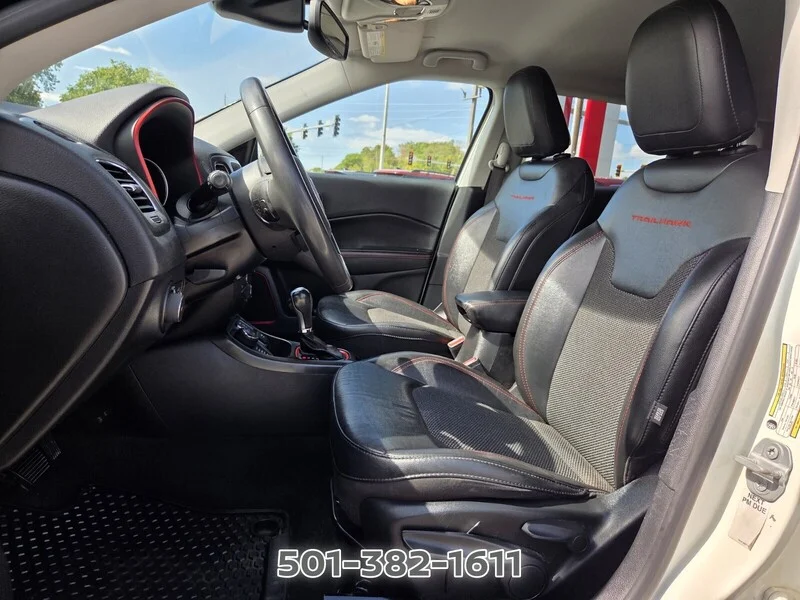 Used 2021 White Clearcoat JEEP TRAILHAWK 4X4 image 9