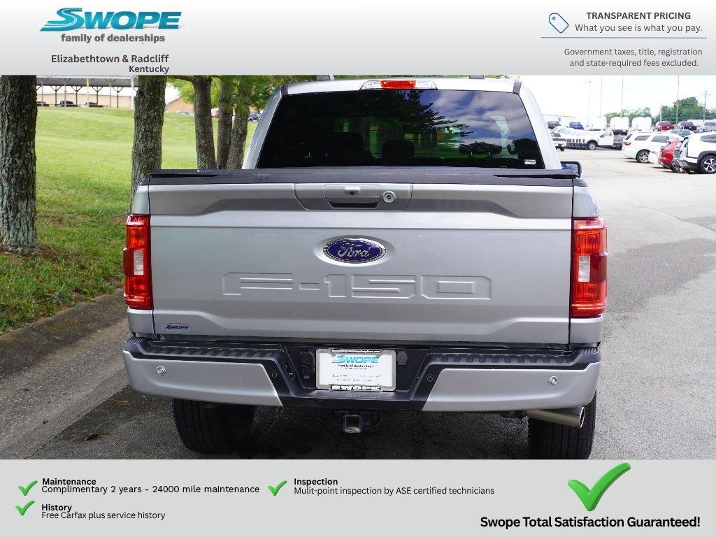 Used 2023 ICONIC SILVER METALLIC Ford XLT image 4
