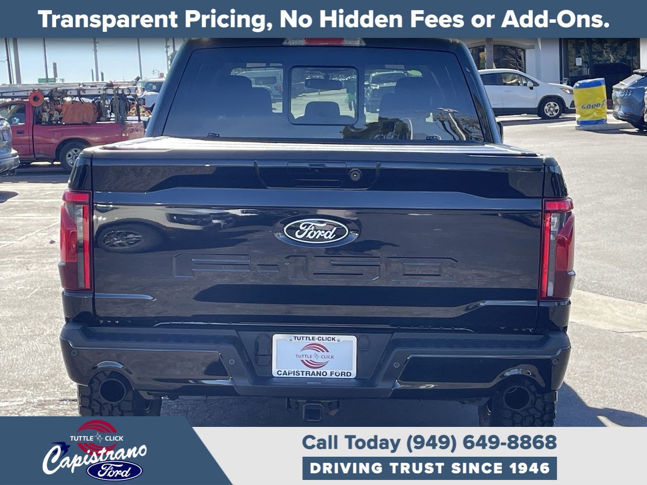 New 2025 Agate Black Metallic Ford XLT image 5