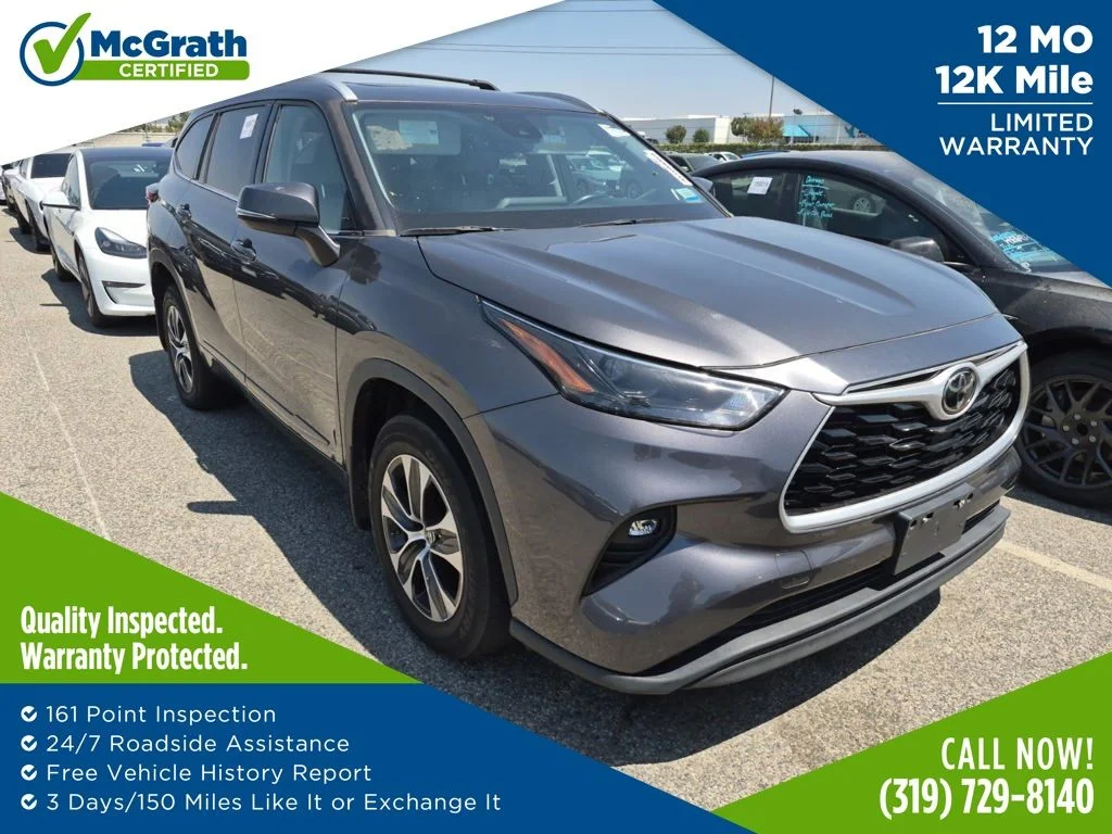 Certified Used 2022 Gray Toyota XLE image 1