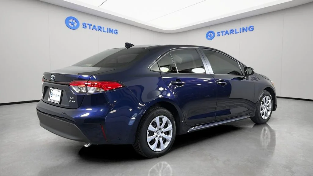 Used 2025 Blue Toyota Hybrid LE image 10